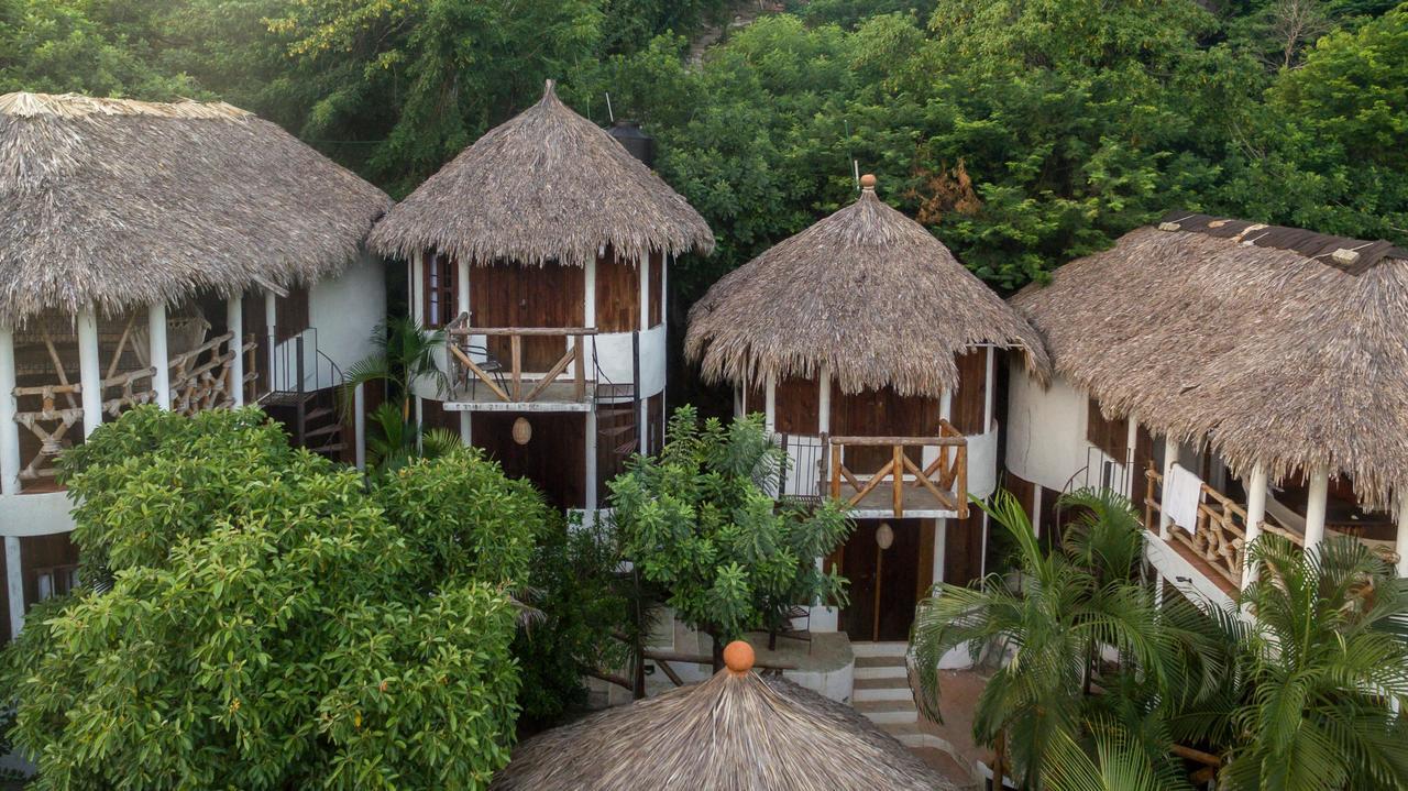 Hotel Cabanas Biuzaa Zipolite Exterior foto